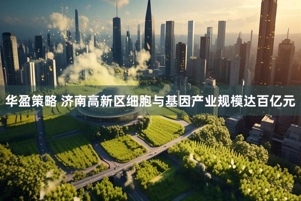 华盈策略 济南高新区细胞与基因产业规模达百亿元