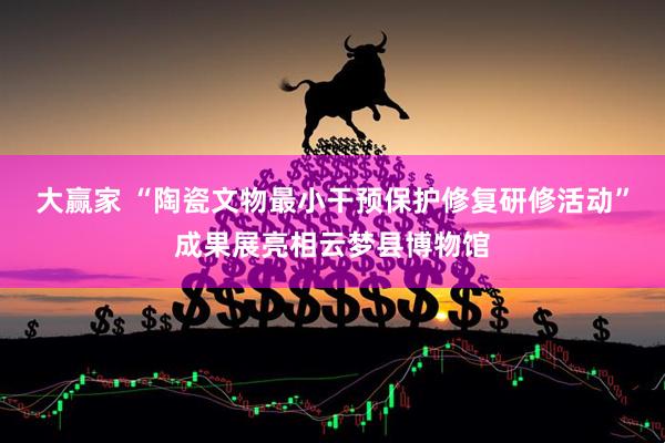 大赢家 “陶瓷文物最小干预保护修复研修活动”成果展亮相云梦县博物馆
