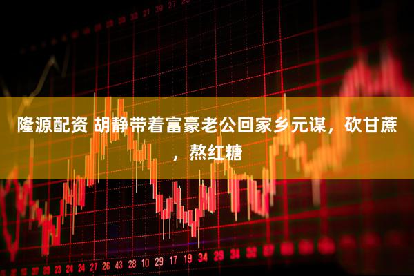 隆源配资 胡静带着富豪老公回家乡元谋，砍甘蔗，熬红糖